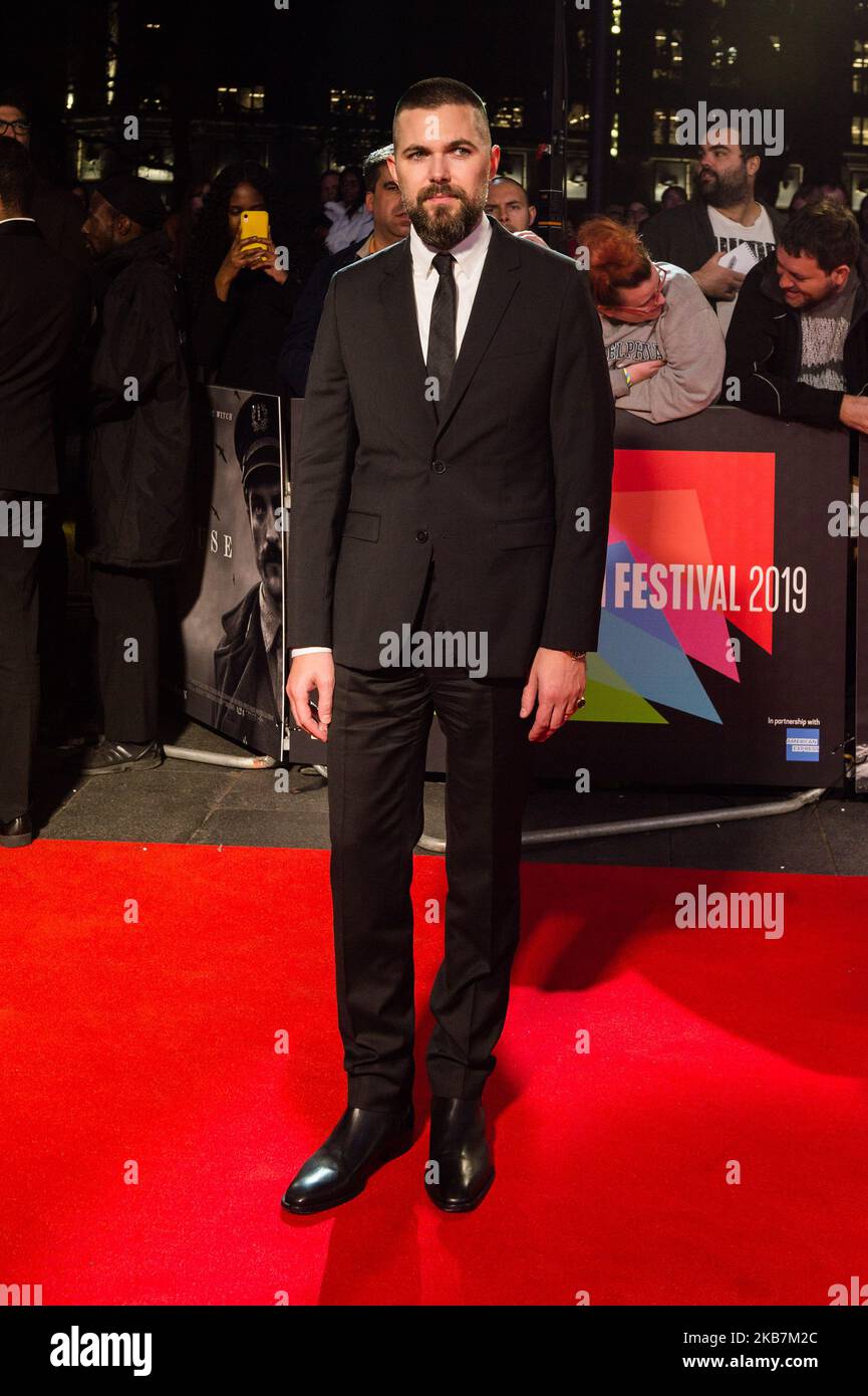 Robert Eggers participe à la première de film britannique de 'The Lighthouse' à Odeon Luxe, Leicester Square, lors du gala culte du BFI London film Festival 63rd, le 05 octobre 2019 à Londres, en Angleterre. (Photo de Wiktor Szymanowicz/NurPhoto) Banque D'Images