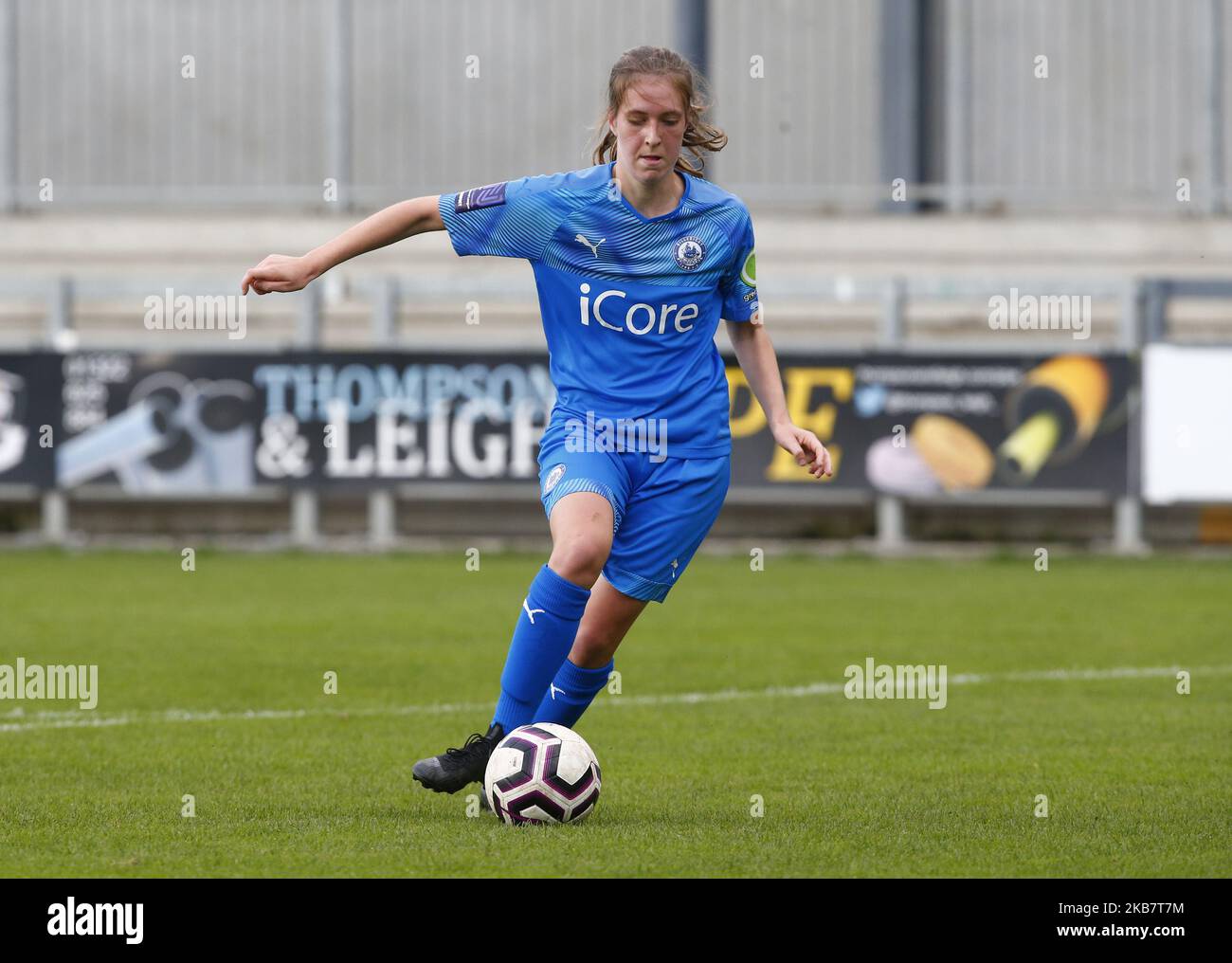 Hannah Smith de Billericay Town Dames lors de la coupe féminine FA 2nd Round qualifier entre les femmes du FC Dartford et les femmes de la ville de Billericay au stade Princes Park, à Dartford, en Angleterre, le 06 octobre 2019 (photo par action Foto Sport/NurPhoto) Banque D'Images