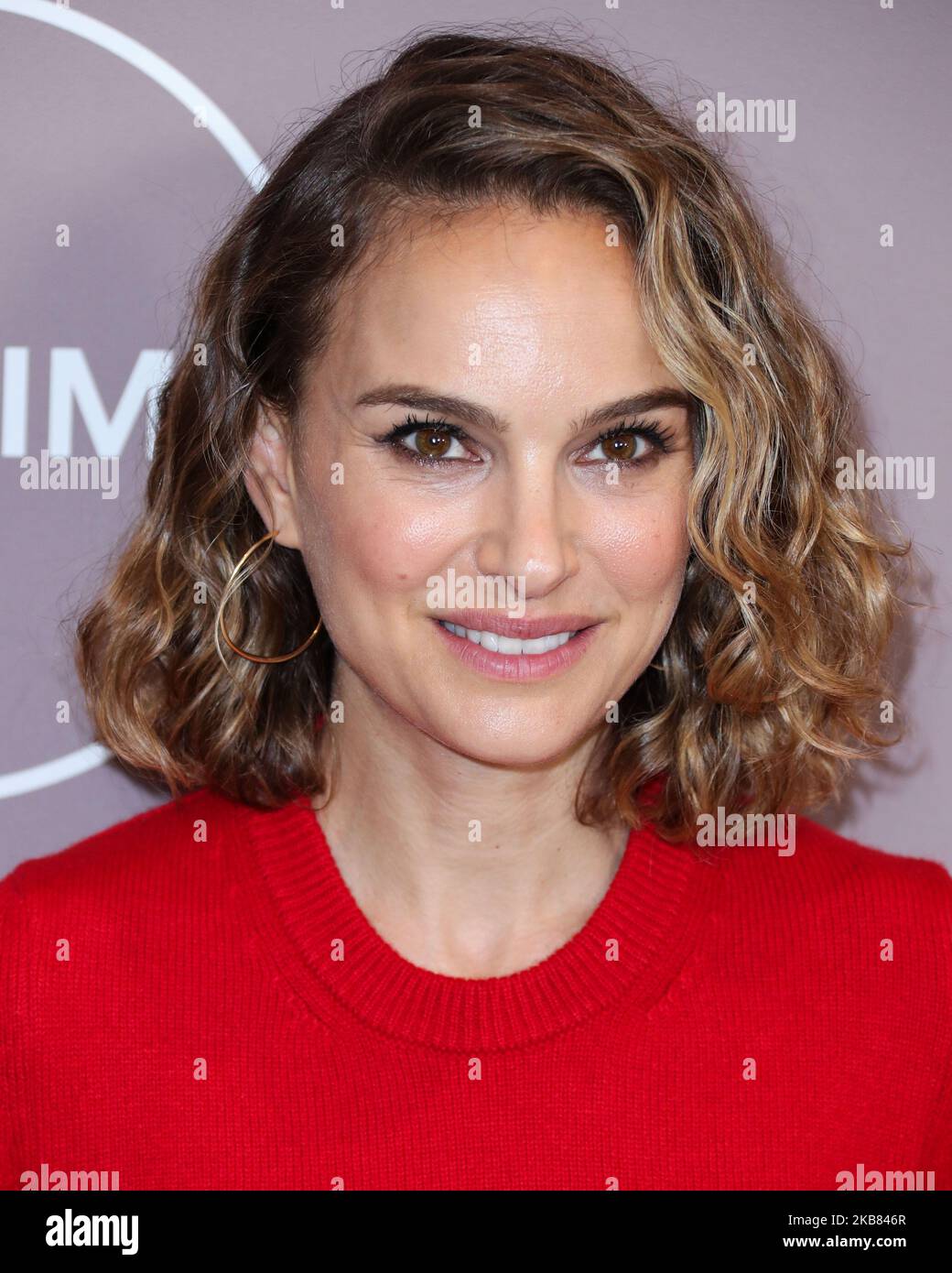 BEVERLY HILLS, LOS ANGELES, CALIFORNIE, États-Unis - OCTOBRE 11 : l'actrice Natalie Portman arrive à Variety's Power of Women Los Angeles 2019 qui s'est tenue à l'hôtel Beverly Wilshire (Un hôtel four Seasons) sur 11 octobre 2019 à Beverly Hills, Los Angeles, Californie, États-Unis. (Photo par Xavier Collin/image Press Agency/NurPhoto) Banque D'Images