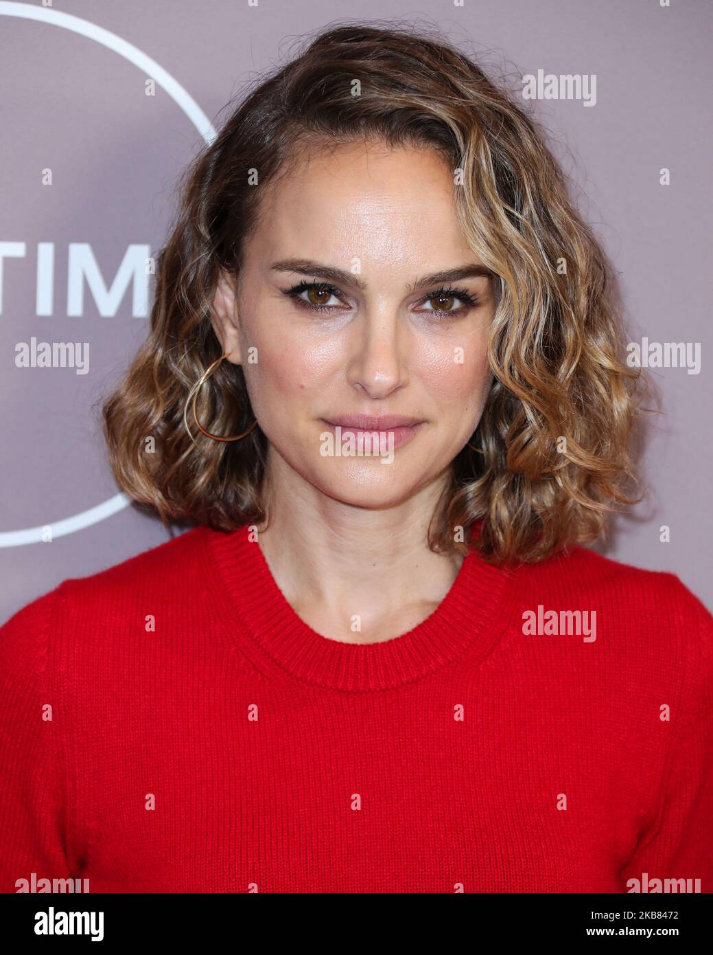 BEVERLY HILLS, LOS ANGELES, CALIFORNIE, États-Unis - OCTOBRE 11 : l'actrice Natalie Portman arrive à Variety's Power of Women Los Angeles 2019 qui s'est tenue à l'hôtel Beverly Wilshire (Un hôtel four Seasons) sur 11 octobre 2019 à Beverly Hills, Los Angeles, Californie, États-Unis. (Photo par Xavier Collin/image Press Agency/NurPhoto) Banque D'Images