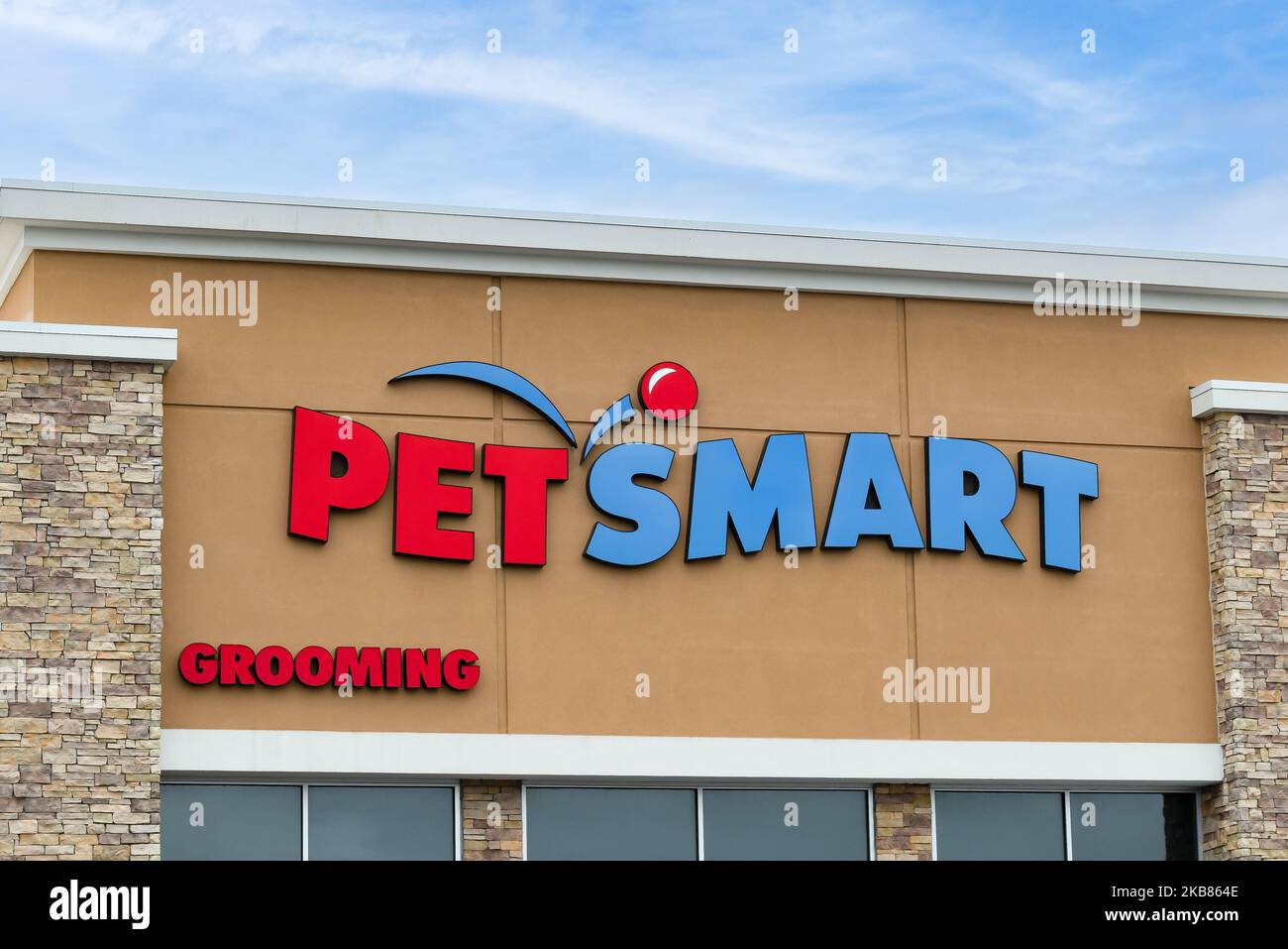 Un centre de vente au détail et de service PetSmart à Amsterdam, New York, États-Unis Banque D'Images