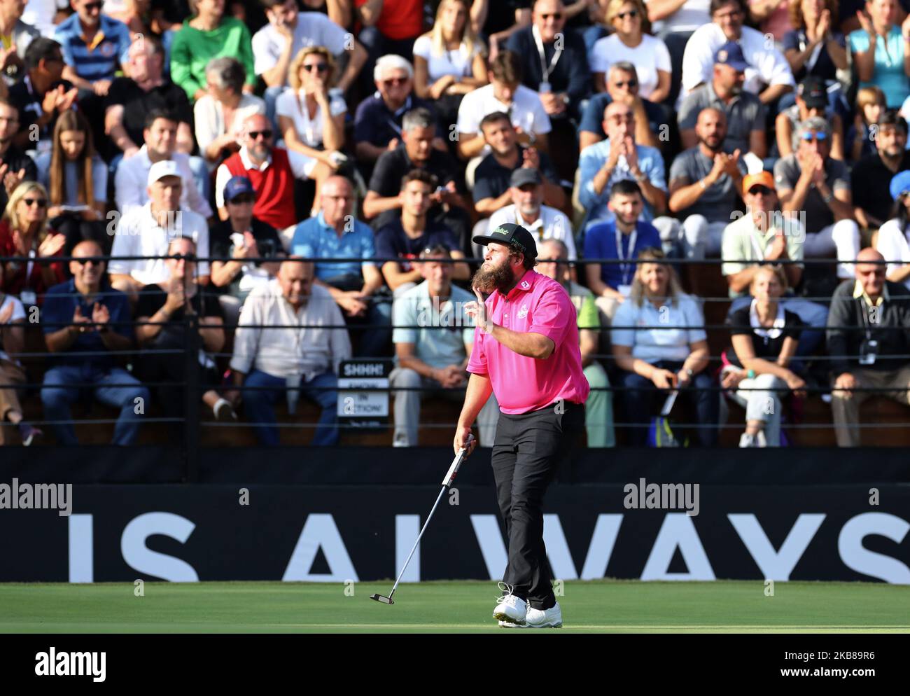Andrew Johnston (FRA) pendant la ronde 4 au Golf Italien ouvert à Rome, Italie sur 13 octobre 2019 (photo de Matteo Ciambelli/NurPhoto) Banque D'Images