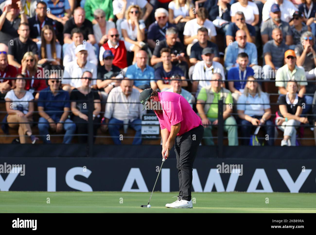 Andrew Johnston (FRA) pendant la ronde 4 au Golf Italien ouvert à Rome, Italie sur 13 octobre 2019 (photo de Matteo Ciambelli/NurPhoto) Banque D'Images
