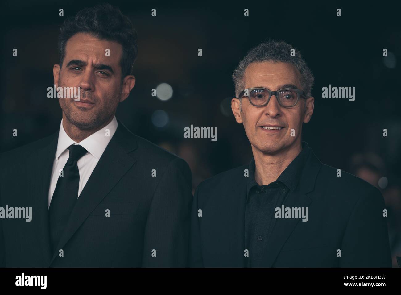 Bobby Cannavale et John Turturro assistent au tapis rouge « Motherless Brooklyn » lors du Festival du film de Rome sur 17 octobre 2019 14th à Rome, en Italie. (Photo par Luca Carlino/NurPhoto) Banque D'Images