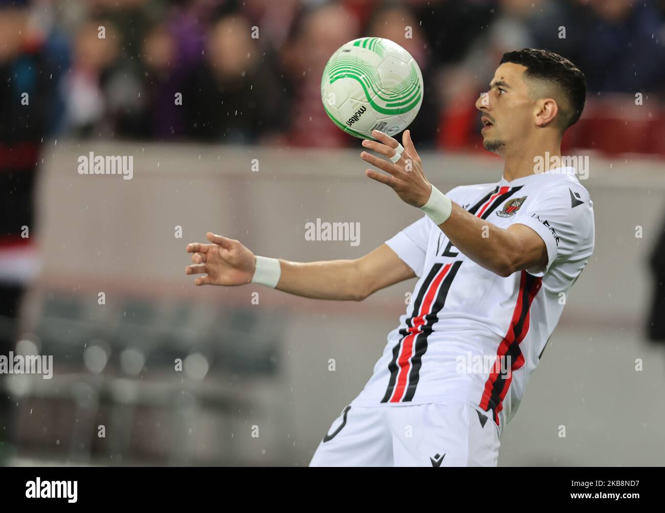 Youcef Atal (Nice), Ligue des conférences, Cologne, Allemagne. 03rd novembre 2022. 1. FC Cologne - OGC Nice. Crédit : Juergen Schwarz/Alay Live News Banque D'Images