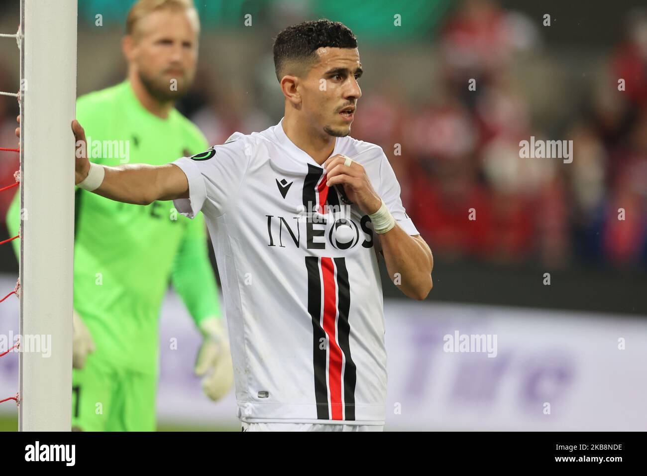 Youcef Atal (Nice), Ligue des conférences, Cologne, Allemagne. 03rd novembre 2022. 1. FC Cologne - OGC Nice. Crédit : Juergen Schwarz/Alay Live News Banque D'Images