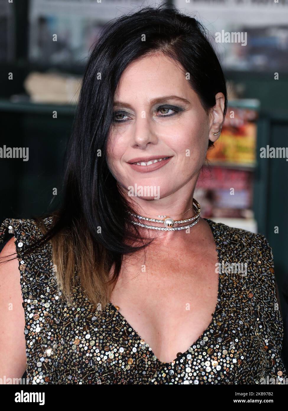 HOLLYWOOD, LOS ANGELES, CALIFORNIE, États-Unis - OCTOBRE 24 : Meital Dohan arrive à la première de Netflix 'The Irishman' qui s'est tenue au TCL Chinese Theatre IMAX on 24 octobre 2019 à Hollywood, Los Angeles, Californie, États-Unis. (Photo par Xavier Collin/image Press Agency/NurPhoto) Banque D'Images