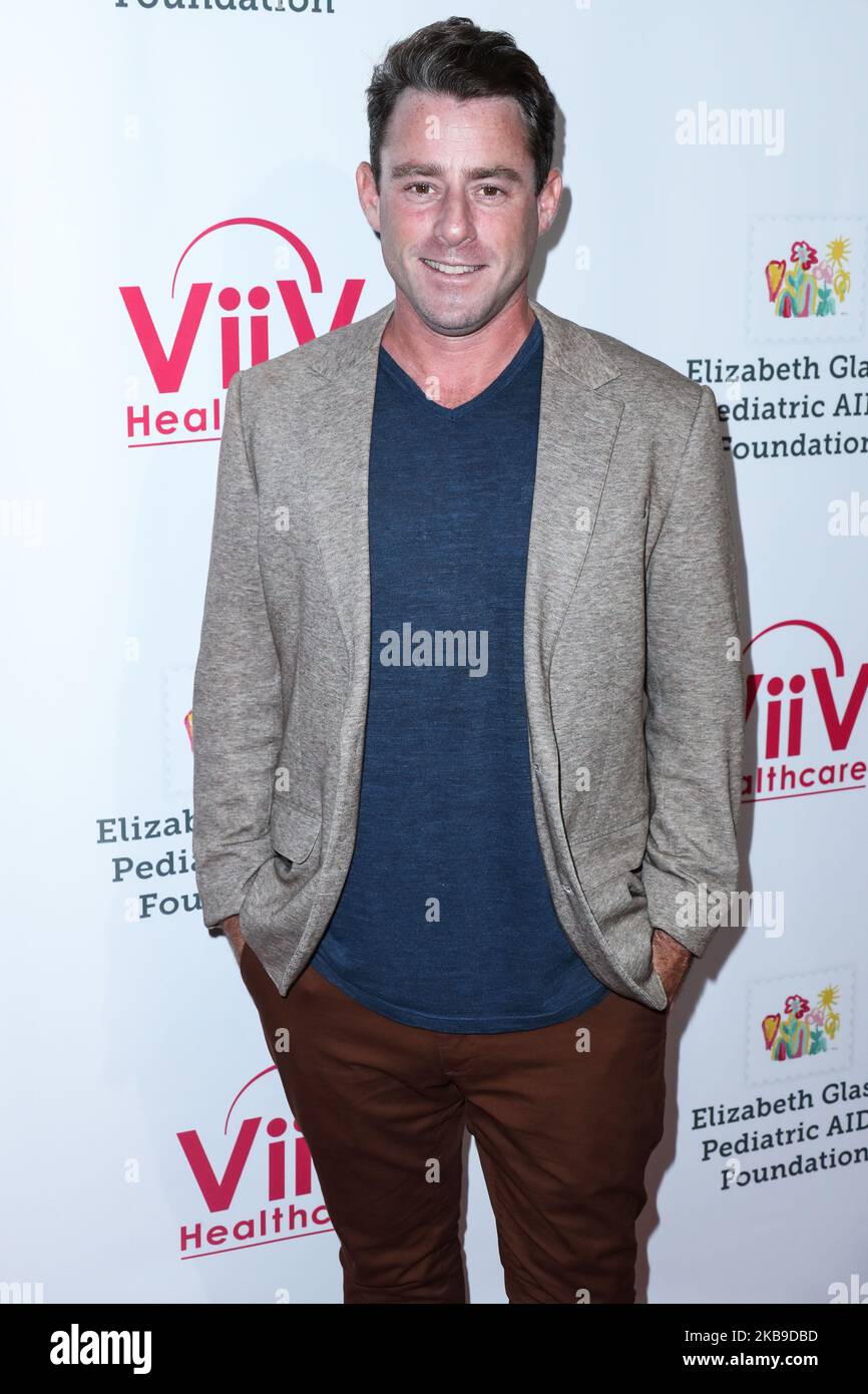 CULVER CITY, LOS ANGELES, CALIFORNIE, États-Unis - OCTOBRE 27 : Jake Glaser arrive au festival 30th annuel De la famille a Time for Heroes de la Fondation Elizabeth Glaser pour le sida, qui s'est tenu aux studios Smashbox sur 27 octobre 2019 à Culver City, Los Angeles, Californie, États-Unis. (Photo par Xavier Collin/image Press Agency/NurPhoto) Banque D'Images