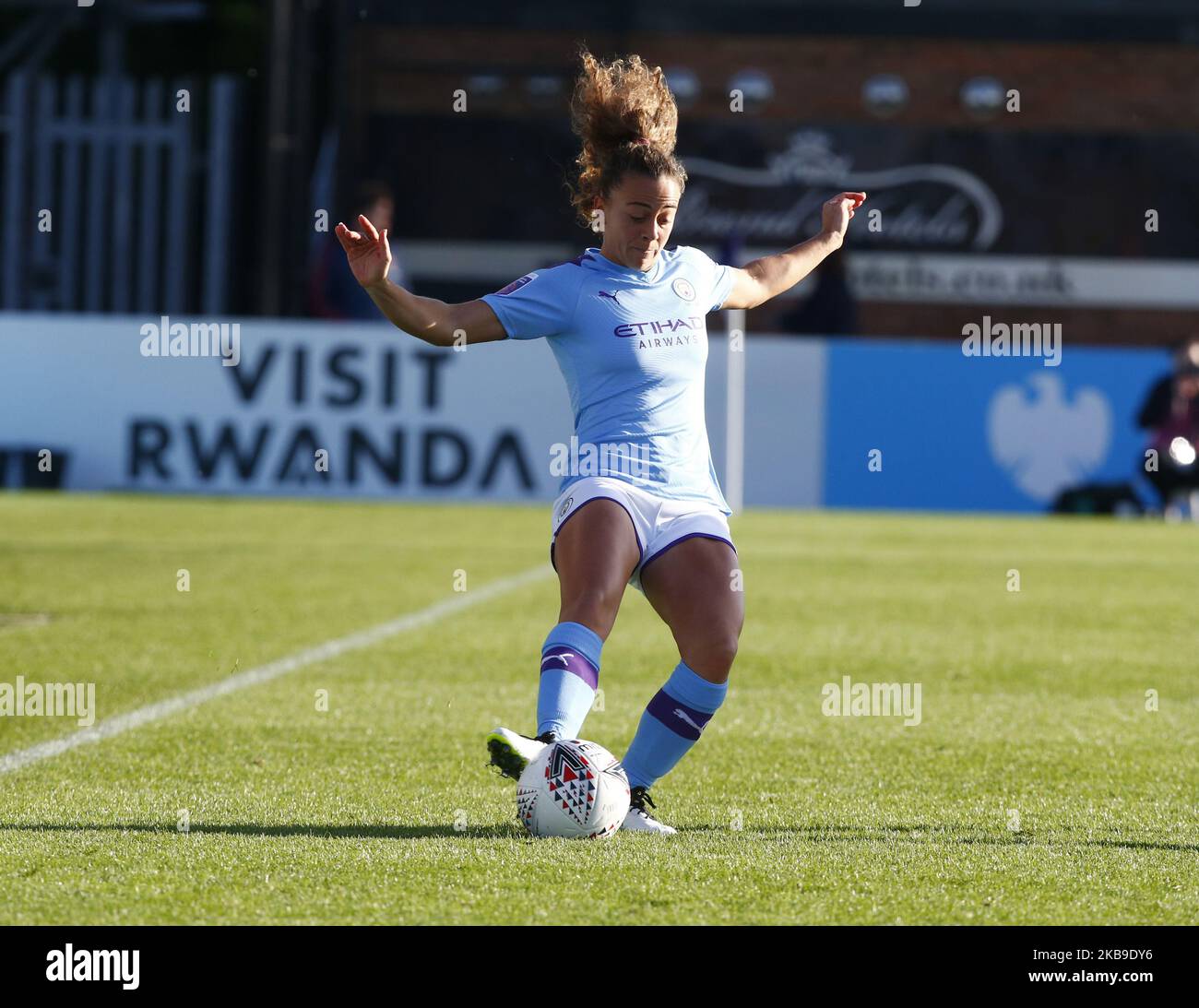 Matilde Mota Veiga Santiago Fidalgo de Manchester City WFC pendant le match de Super League féminin de Barclays entre Arsenal Women et Manchester City Women au stade Meadow Park sur 27 octobre 2019 à Borehamwood, Angleterre (photo par action Foto Sport/NurPhoto) Banque D'Images