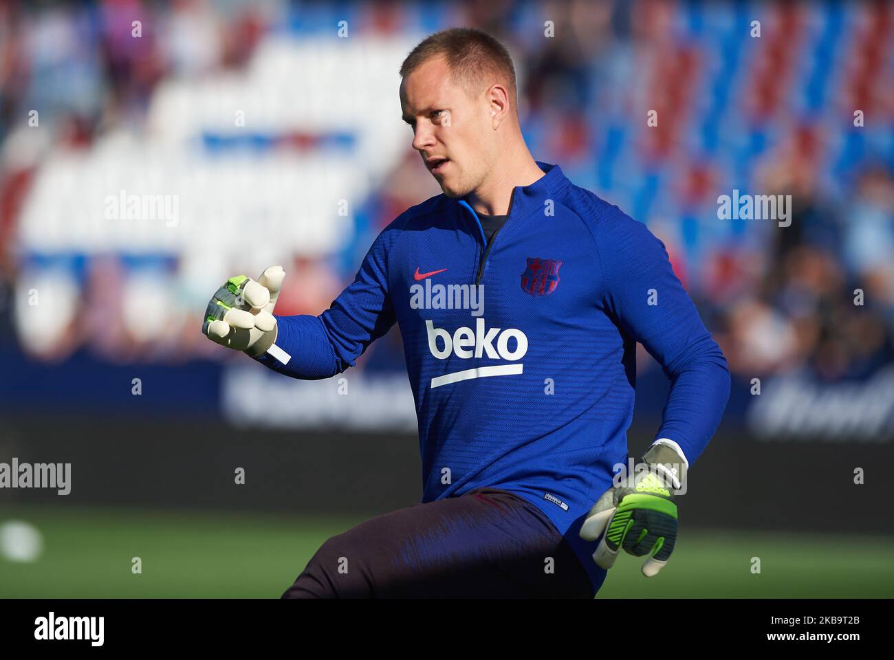 Marc Andre Ter Stegen du FC Barcelone pendant le match de la Liga Santander entre Levante et le FC Barcelone à l'Estadio Ciutat de Valencia sur 2 novembre 2019 à Valence, Espagne (photo de Maria José Segovia/NurPhoto) Banque D'Images