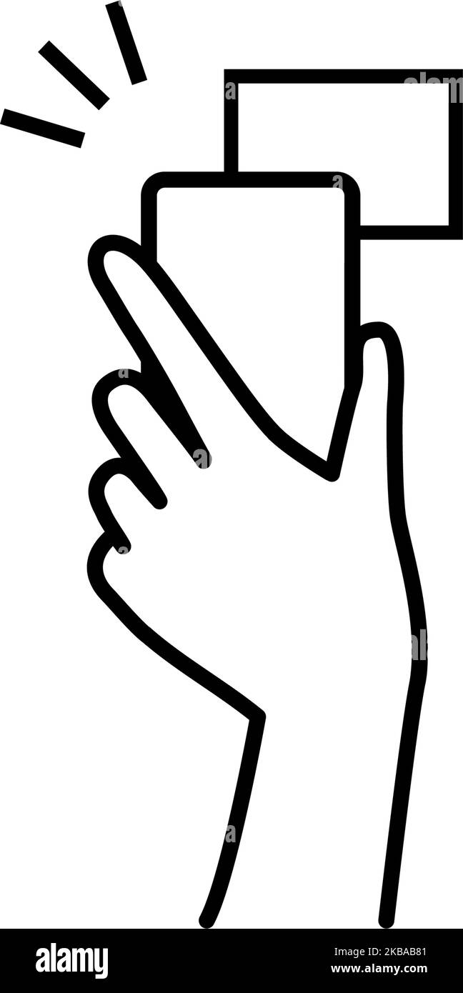 Paiement sans espèces, paiement en ligne, paiement en ligne et sans espèces avec votre smartphone Illustration de Vecteur