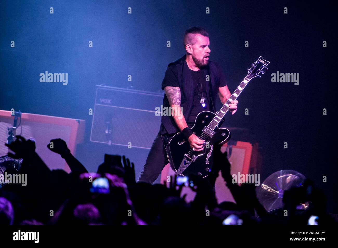 Billy Duffy du culte se produit en direct à Alcatraz, Milan, Italie, 26 juin 2017 (photo de Mairo Cinquetti/NurPhoto) Banque D'Images