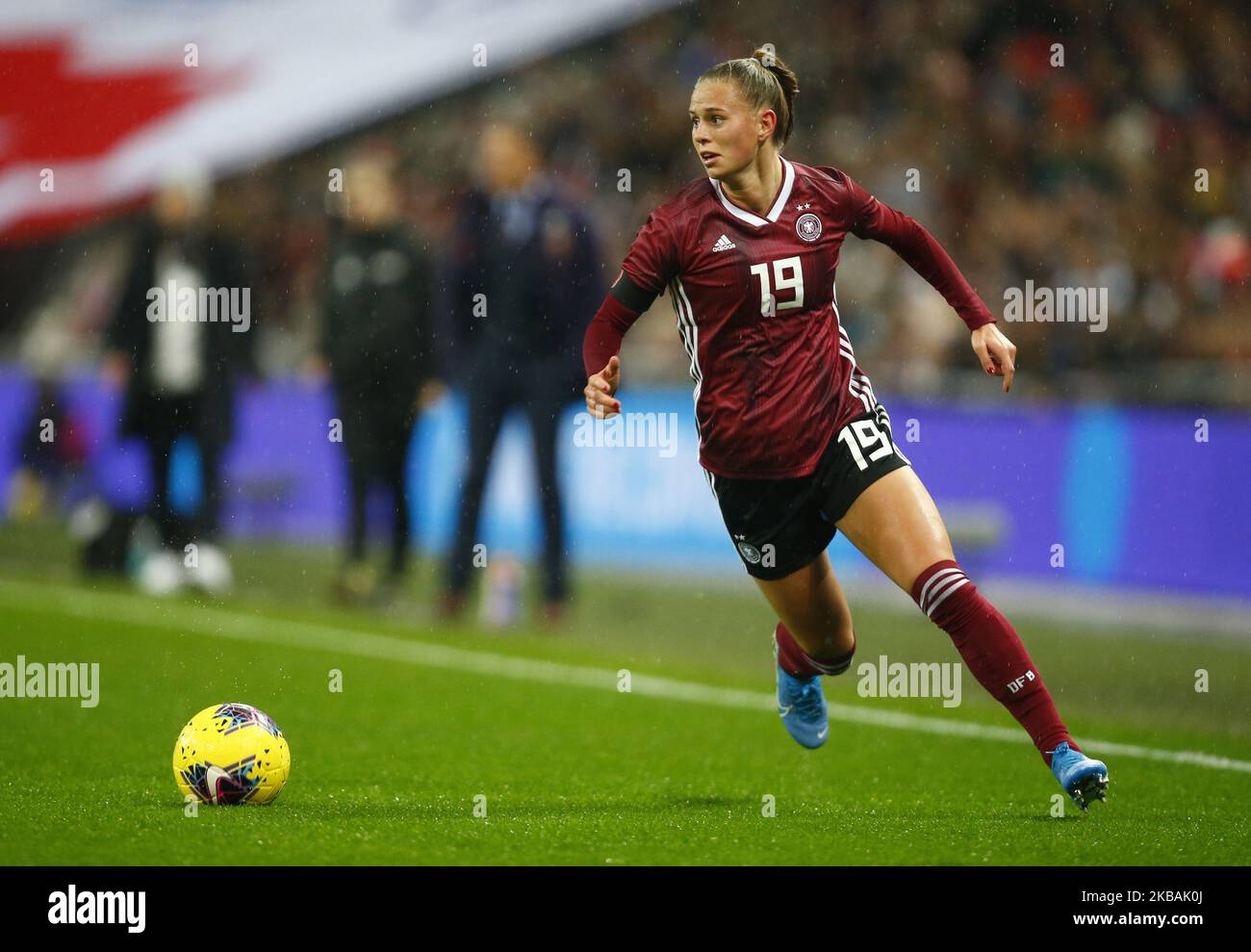 Klara Buhl d'Allemagne pendant l'internationale des femmes amicale entre les femmes d'Angleterre et d'Allemagne femmes au stade Wembley à Londres, Angleterre sur 09 novembre 2019 (photo par action Foto Sport/NurPhoto) Banque D'Images