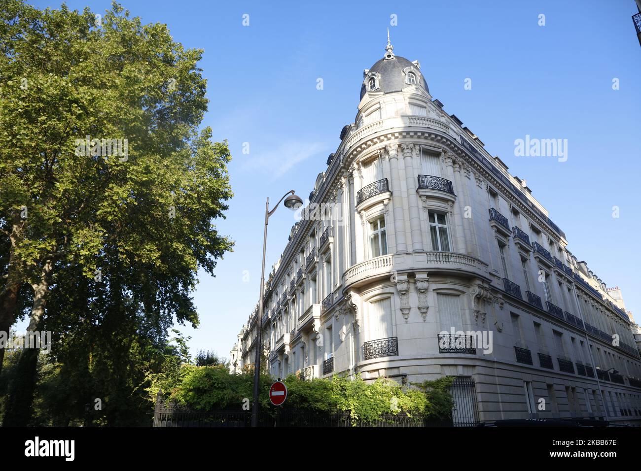 Appartement de Jeffrey Epstein à Paris, France Banque D'Images