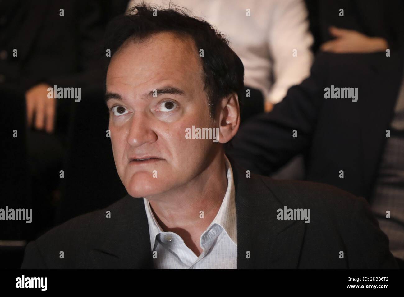 Quentin Tarantino lors de la cérémonie de clôture du Festival International du film d'Energa Camerimage à Torun, en Pologne, le 16 novembre 2019. (Photo de Beata Zawrzel/NurPhoto) Banque D'Images