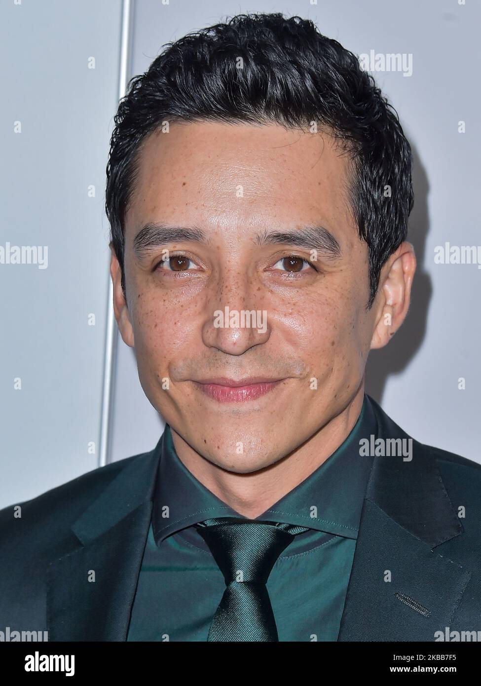 HOLLYWOOD, LOS ANGELES, CALIFORNIE, Etats-Unis - NOVEMBRE 18 : Gabriel Luna arrive au FEST 2019 de l'AFI - projection de 'Hala' d'Apple TV+ qui se tient aux théâtres chinois TCL 6 sur 18 novembre 2019 à Hollywood, Los Angeles, Californie, Etats-Unis. (Photo par image Press Agency/NurPhoto) Banque D'Images