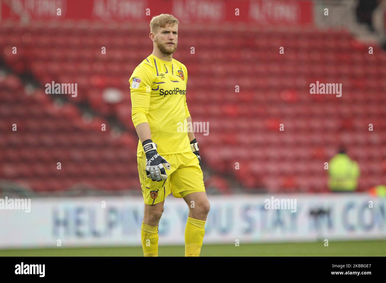 George long de Hull City pendant le match de championnat Sky Bet entre Middlesbrough et Hull City au stade Riverside, Middlesbrough, le dimanche 24th novembre 2019. (Photo de Mark Fletcher /MI News/NurPhoto) Banque D'Images