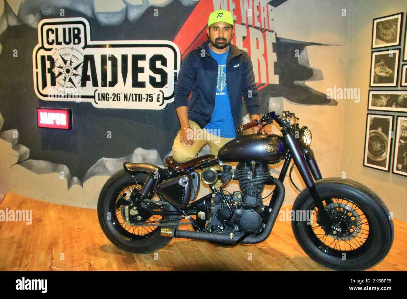 Bollywood Actor & MTV Roadies, hôte du spectacle Ranvijay Singh lors du lancement des Club Roadies à Jaipur, Rajasthan, Inde, le mercredi 27 novembre 2019. (Photo de Vishal Bhatnagar/NurPhoto) Banque D'Images