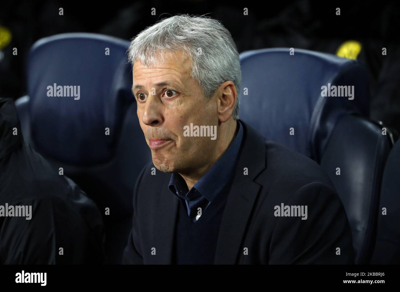 Lucien Favre lors du match entre le FC Barcelone et Borussia Dortmund, correspondant à la semaine 5 de l'étape de groupe de la Ligue des champions de l'UEFA, le 27 novembre 2019, à Barcelone, Espagne. -- (photo par Urbanandsport/NurPhoto) Banque D'Images