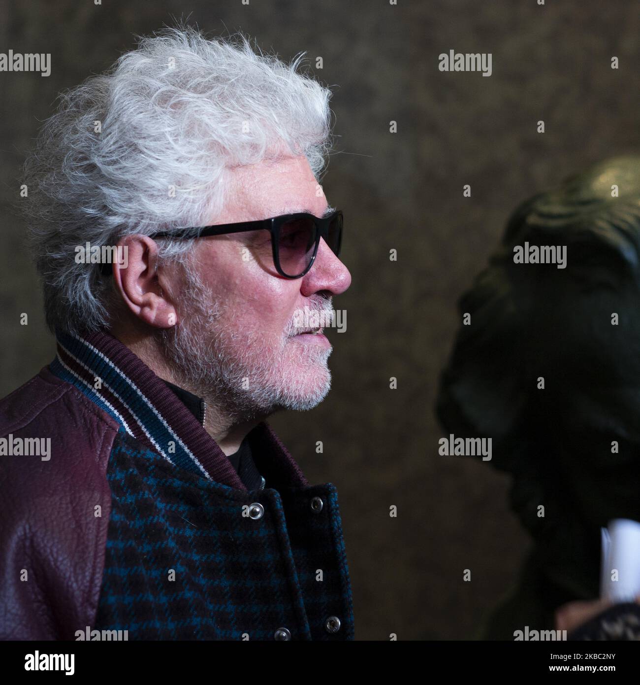 Le Directeur Pedro Almodovar assiste à la conférence des candidats à Goya de l'édition 34rd à l'Academia de Cine sur 02 décembre 2019 à Madrid, Espagne. (Photo par Oscar Gonzalez/NurPhoto) Banque D'Images