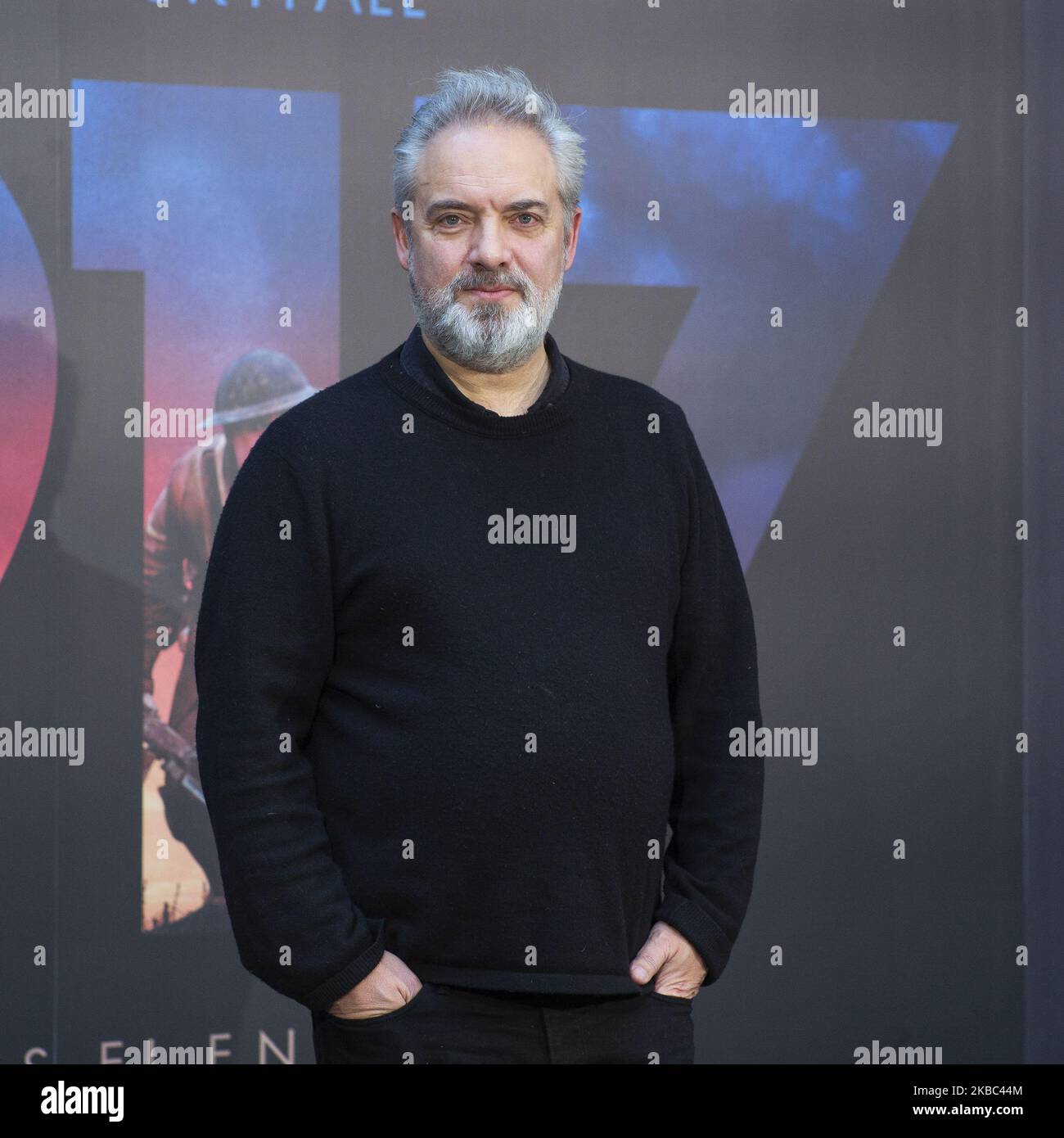 Le réalisateur britannique Sam Mendes assiste à la séance photo '1917' à l'hôtel Villa Magna sur 03 décembre 2019 à Madrid, en Espagne. (Photo par Oscar Gonzalez/NurPhoto) Banque D'Images