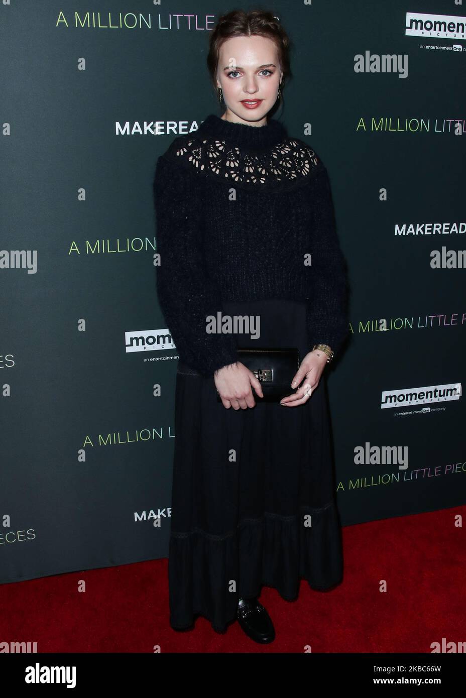 WEST HOLLYWOOD, LOS ANGELES, CALIFORNIE, États-Unis - DÉCEMBRE 04 : l'actrice Odessa Young arrive à Los Angeles Special screening of Momentum Pictures 'Un million Little pieces' qui s'est tenu à l'hôtel de Londres West Hollywood à Beverly Hills sur 4 décembre 2019 à West Hollywood, Los Angeles, Californie, États-Unis. (Photo par Xavier Collin/image Press Agency/NurPhoto) Banque D'Images