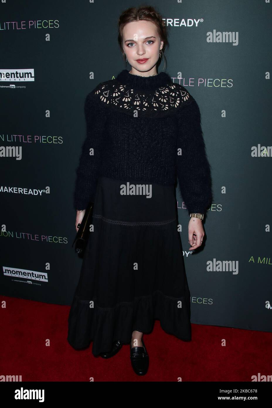 WEST HOLLYWOOD, LOS ANGELES, CALIFORNIE, États-Unis - DÉCEMBRE 04 : l'actrice Odessa Young arrive à Los Angeles Special screening of Momentum Pictures 'Un million Little pieces' qui s'est tenu à l'hôtel de Londres West Hollywood à Beverly Hills sur 4 décembre 2019 à West Hollywood, Los Angeles, Californie, États-Unis. (Photo par Xavier Collin/image Press Agency/NurPhoto) Banque D'Images
