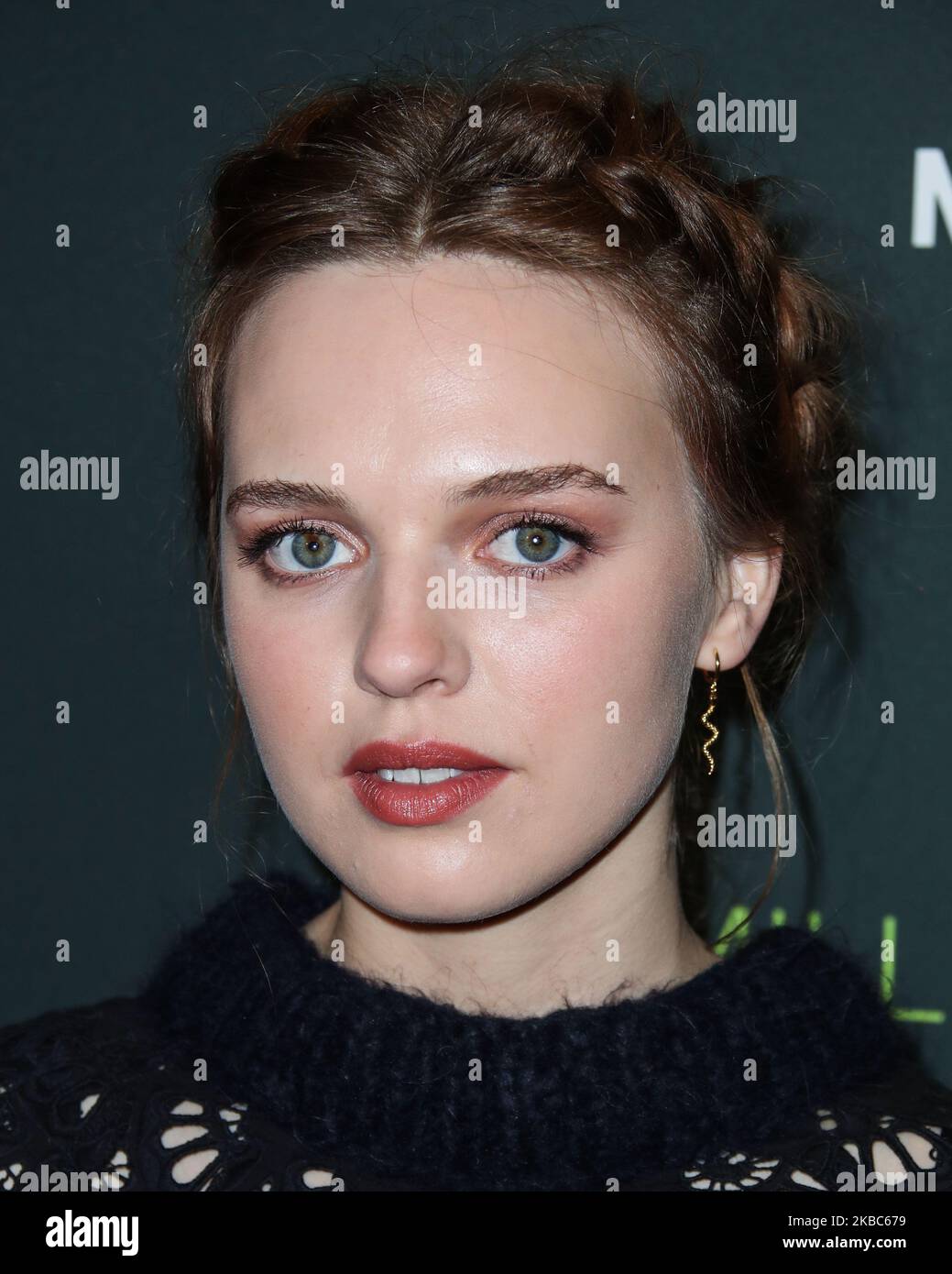 WEST HOLLYWOOD, LOS ANGELES, CALIFORNIE, États-Unis - DÉCEMBRE 04 : l'actrice Odessa Young arrive à Los Angeles Special screening of Momentum Pictures 'Un million Little pieces' qui s'est tenu à l'hôtel de Londres West Hollywood à Beverly Hills sur 4 décembre 2019 à West Hollywood, Los Angeles, Californie, États-Unis. (Photo par Xavier Collin/image Press Agency/NurPhoto) Banque D'Images