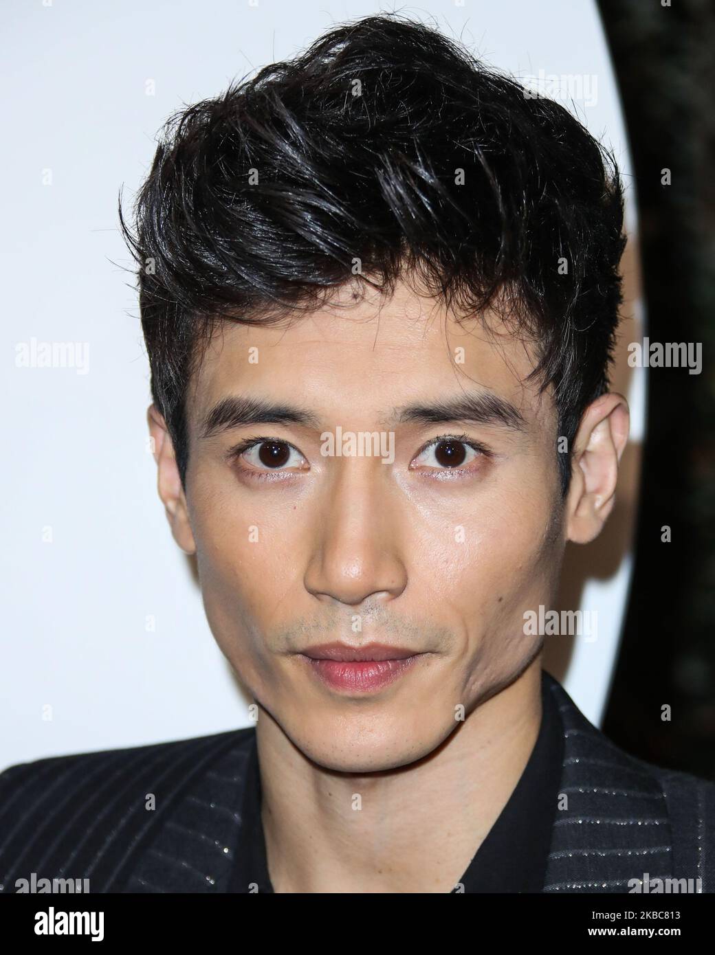 WEST HOLLYWOOD, LOS ANGELES, CALIFORNIE, États-Unis - DÉCEMBRE 05 : l'acteur Manny Jacinto arrive à la fête des hommes de l'année 2019 GQ qui s'est tenue à l'hôtel West Hollywood EDITION sur 5 décembre 2019 à West Hollywood, Los Angeles, Californie, États-Unis. (Photo par Xavier Collin/image Press Agency/NurPhoto) Banque D'Images