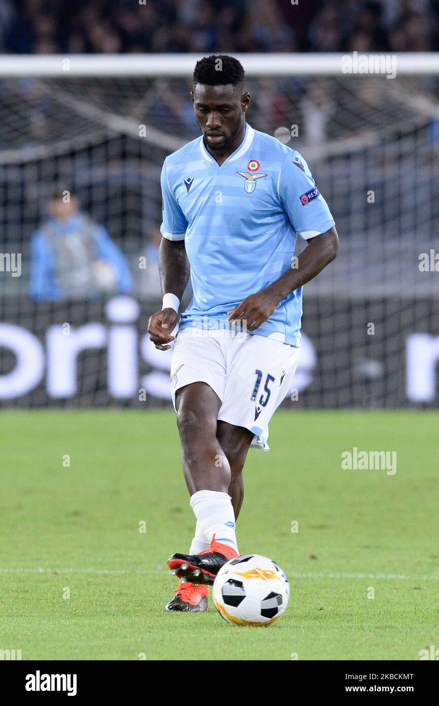 Quissanga Bastos lors du match de football de la Ligue européenne S.S. Lazio contre Rennes au stade olympique de Rome, le 03 octobre 2019. (Photo par Silvia Lore/NurPhoto) Banque D'Images