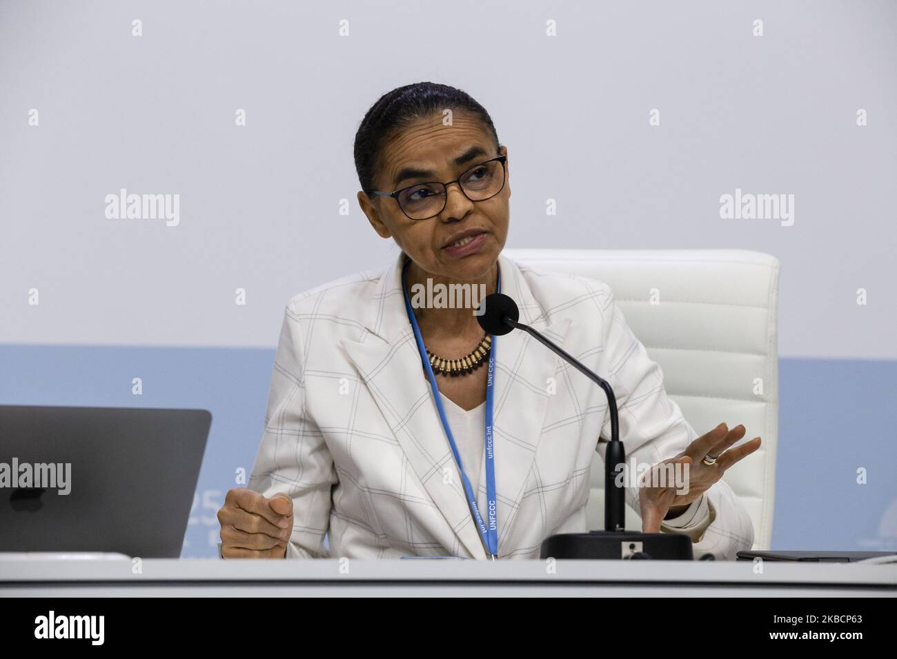 Marina Silva (ministre de l'Enviromnent du Brésil) Banque D'Images