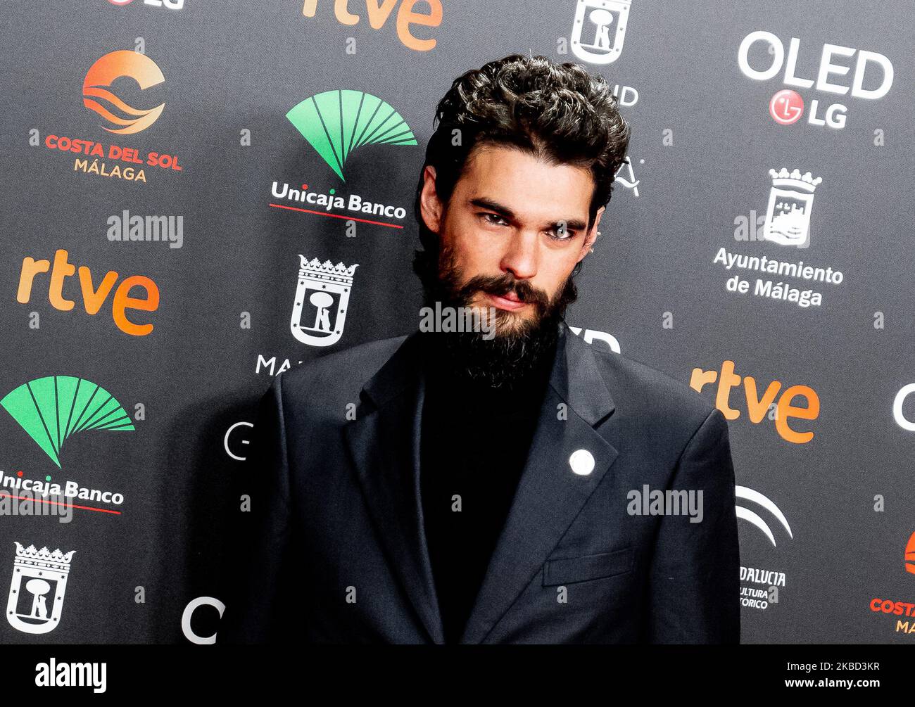 L'acteur espagnol Oliver Laxe assiste aux candidats à la fête des Goya Cinema Awards à Florida Retiro on 16 décembre 2019 à Madrid, en Espagne. (Miriam Vera/Coolmedia/NurPhoto) Banque D'Images