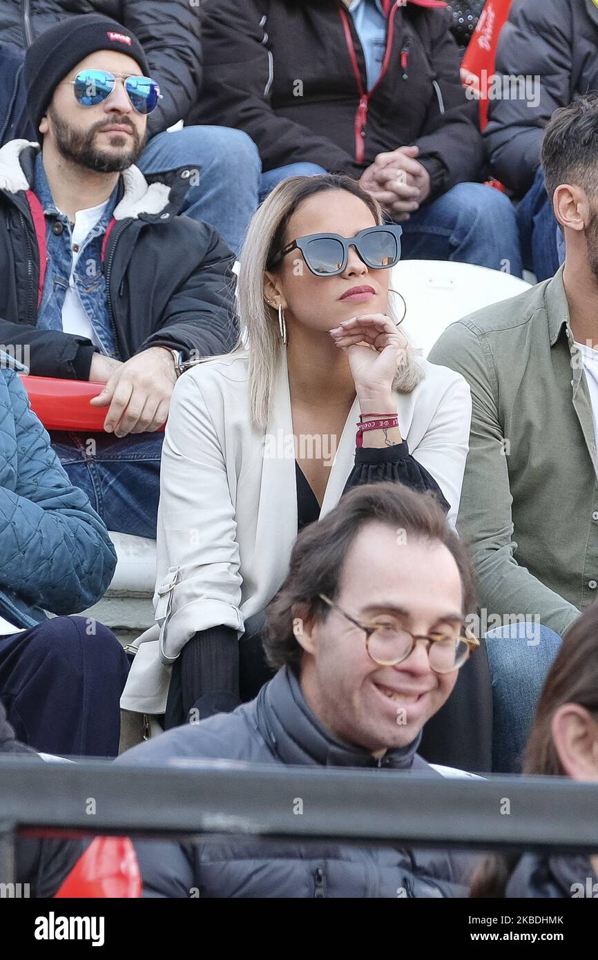 Gloria Camila Ortega participe à la Charity football Party pour la Fondation PRODIS entre artistes et célébrités à Madrid. 28 décembre 2019 Espagne (photo par Oscar Gonzalez/NurPhoto) Banque D'Images