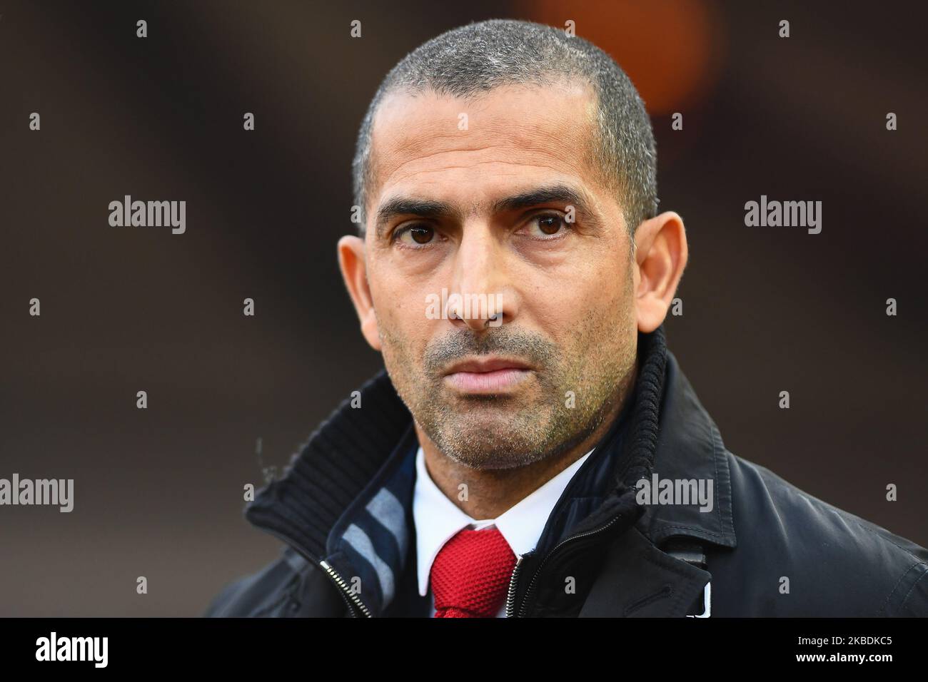 Nottingham Forest Manager, Sabri Lamouchi lors du match de championnat Sky Bet entre Nottingham Forest et Wigan Athletic au City Ground, Nottingham, le dimanche 29th décembre 2019. (Photo de Jon Hobley/MI News/NurPhoto) Banque D'Images