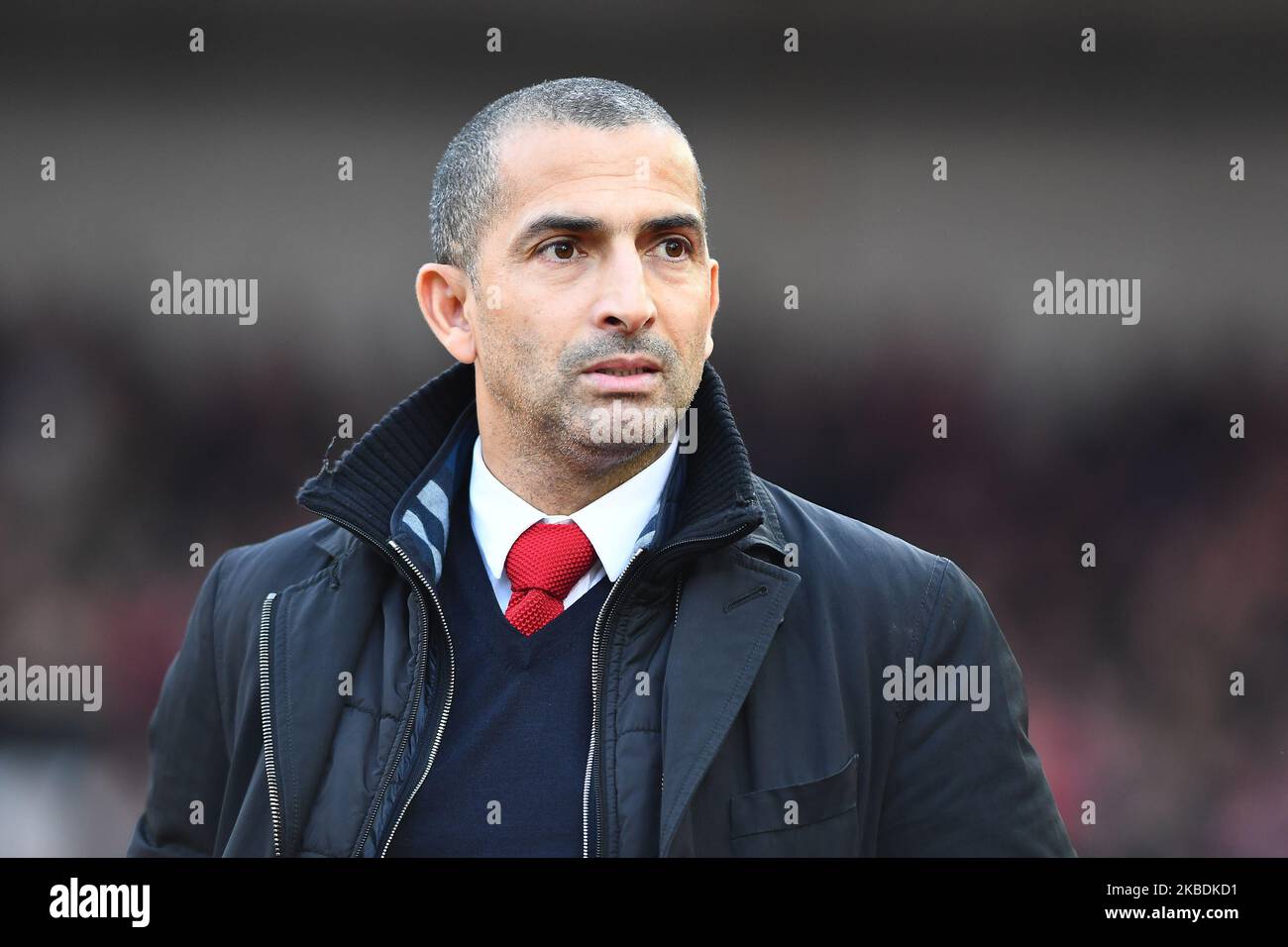 Nottingham Forest Manager, Sabri Lamouchi lors du match de championnat Sky Bet entre Nottingham Forest et Wigan Athletic au City Ground, Nottingham, le dimanche 29th décembre 2019. (Photo de Jon Hobley/MI News/NurPhoto) Banque D'Images