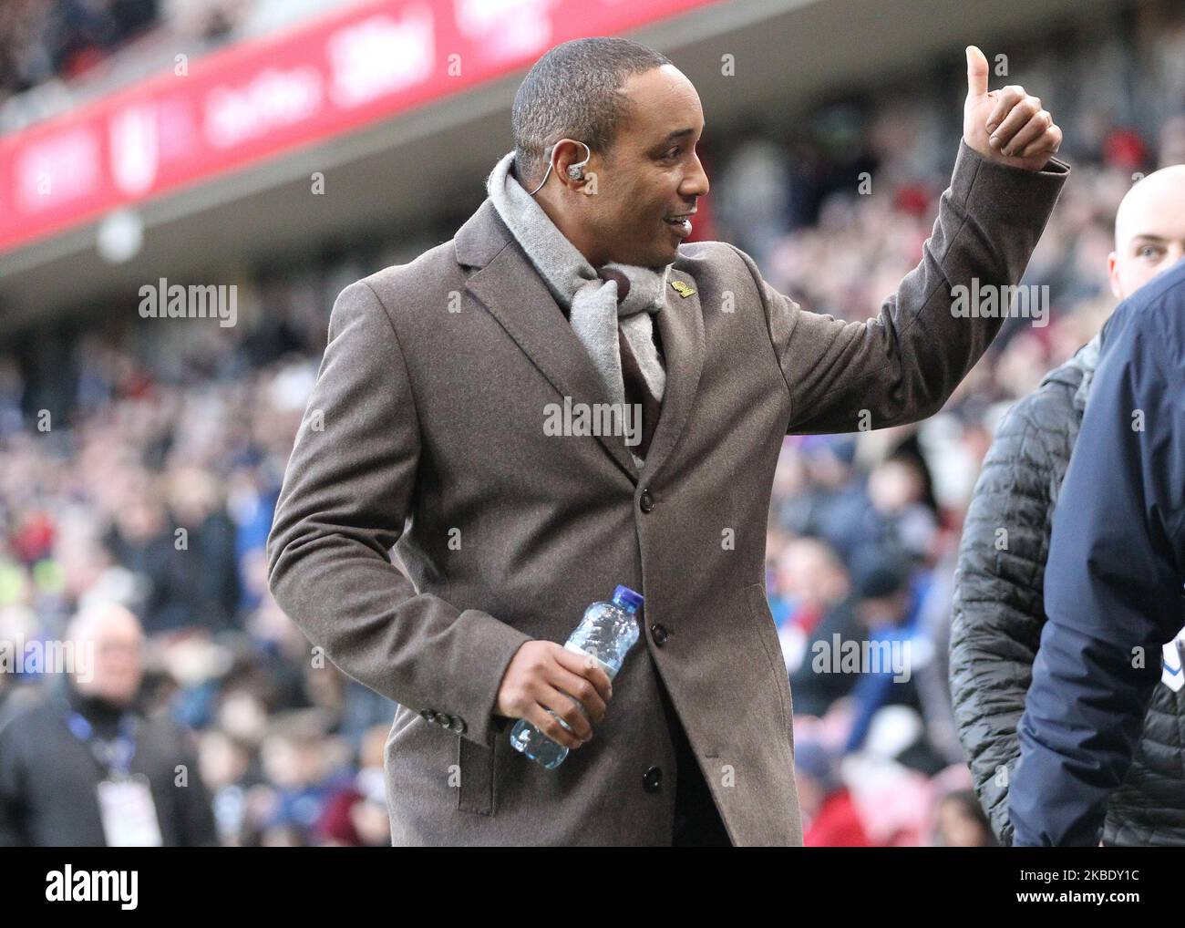 Paul Ince, ancien favori de Middlesbrough et spécialiste de la télévision, lors du match du troisième tour de la coupe FA entre Middlesbrough et Tottenham Hotspur au stade Riverside, à Middlesbrough, le dimanche 5th janvier 2020. (Photo de Mark Fletcher/MI News/NurPhoto) Banque D'Images