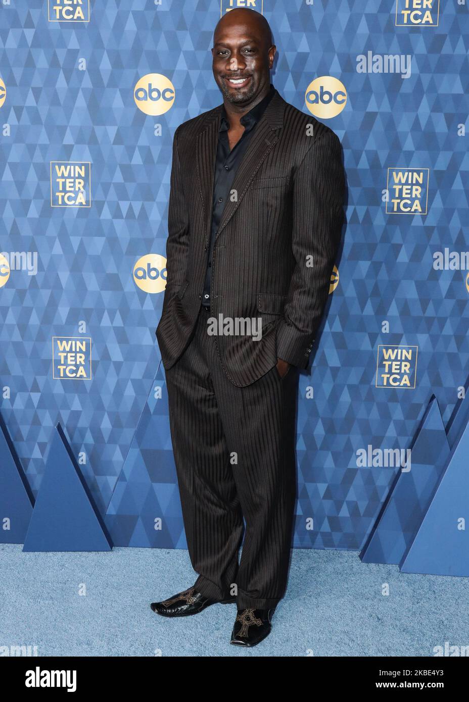 PASADENA, LOS ANGELES, CALIFORNIE, États-Unis - JANVIER 08 : l'acteur Richard T. Jones arrive à la tournée de presse d'hiver 2020 d'ABC Television, qui s'est tenue à l'hôtel Langham Huntington sur 8 janvier 2020 à Pasadena, Los Angeles, Californie, États-Unis. (Photo par Xavier Collin/image Press Agency/NurPhoto) Banque D'Images