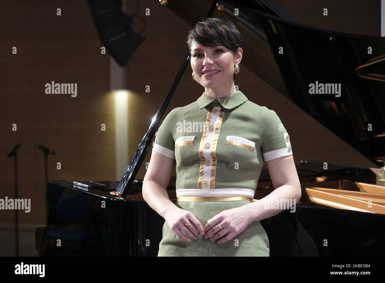 La chanteuse Soraya pose lors de la présentation de l'album ACOSTICO SORAYA 09 janvier 2020 à Madrid, Espagne. (Photo par Oscar Gonzalez/NurPhoto) Banque D'Images