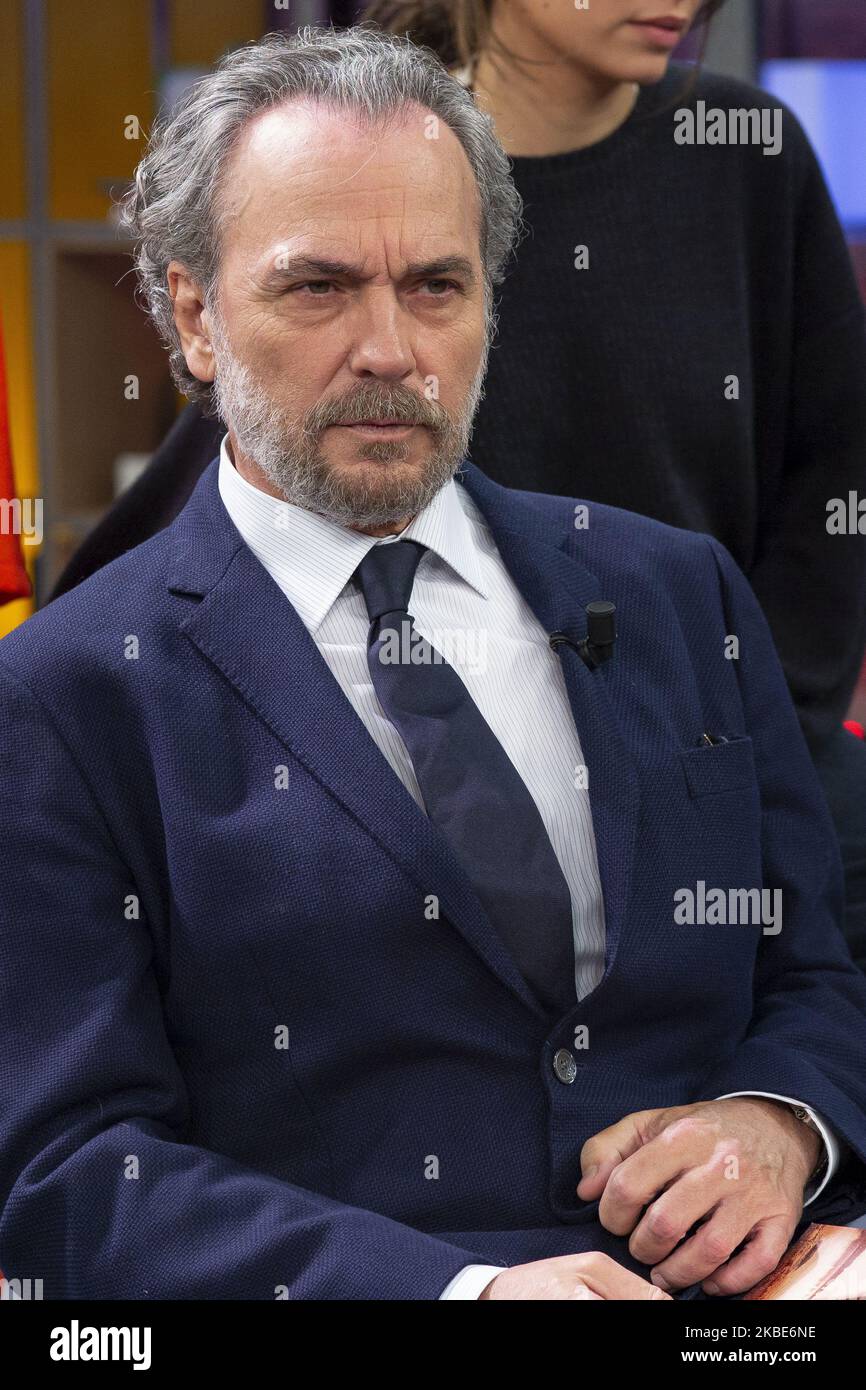 L'acteur espagnol José Coronado assiste à la présentation Mediaset de 'Vivir Sin Permiso' sur 10 janvier 2020 à Madrid, Espagne. (Photo par Oscar Gonzalez/NurPhoto) Banque D'Images