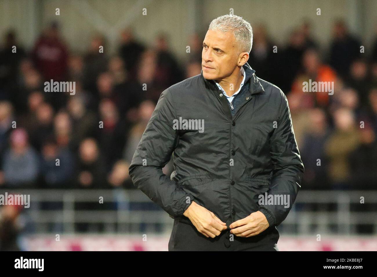 Keith Curle, directeur de Northampton Town FC, lors du match Sky Bet League 2 entre Salford City et Northampton Town à Moor Lane, Salford, le samedi 11th janvier 2020. (Photo de Tim Markland/MI News/NurPhoto) Banque D'Images