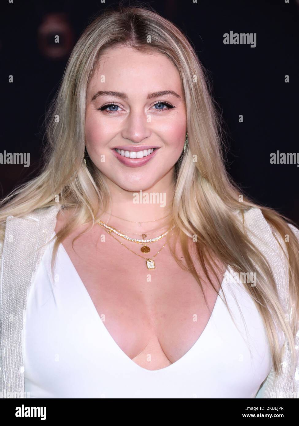 HOLLYWOOD, LOS ANGELES, CALIFORNIE, États-Unis - JANVIER 14 : Iskra Lawrence arrive à la première de Columbia Pictures de Los Angeles 'Bad Boys for Life' tenue au TCL Chinese Theatre IMAX on 14 janvier 2020 à Hollywood, Los Angeles, Californie, États-Unis. (Photo par Xavier Collin/image Press Agency/NurPhoto) Banque D'Images