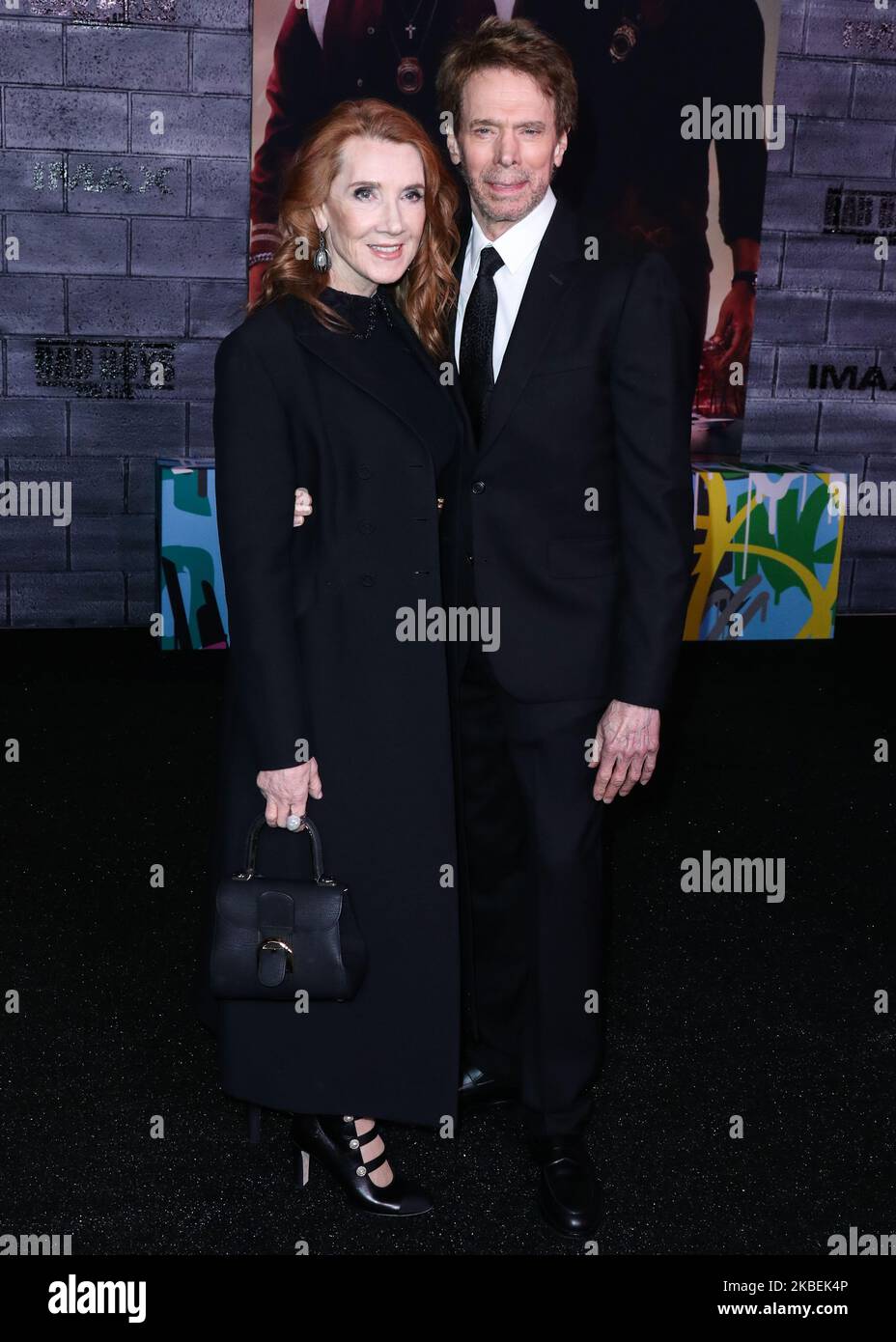 HOLLYWOOD, LOS ANGELES, CALIFORNIE, États-Unis - JANVIER 14 : Linda Bruckheimer et Jerry Bruckheimer arrivent à la première de Columbia Pictures de Los Angeles 'Bad Boys for Life' qui a eu lieu au TCL Chinese Theater IMAX on 14 janvier 2020 à Hollywood, Los Angeles, Californie, États-Unis. (Photo par Xavier Collin/image Press Agency/NurPhoto) Banque D'Images