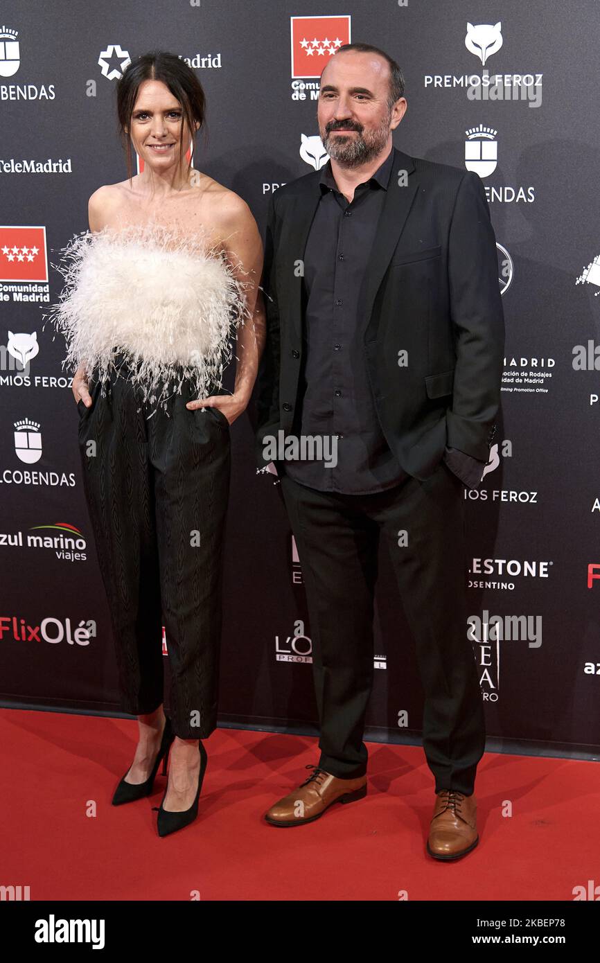 Photocall du tapis rouge des prix feroz 2020 Banque de photographies et