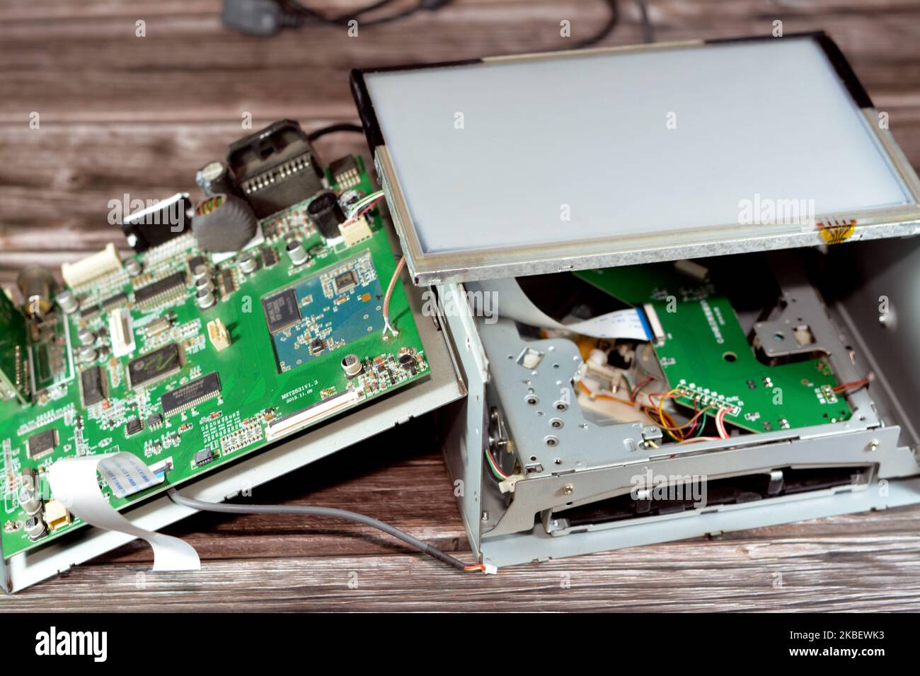 Le Caire, Egypte, 21 octobre 2022: L'intérieur du lecteur de CD DVD ...