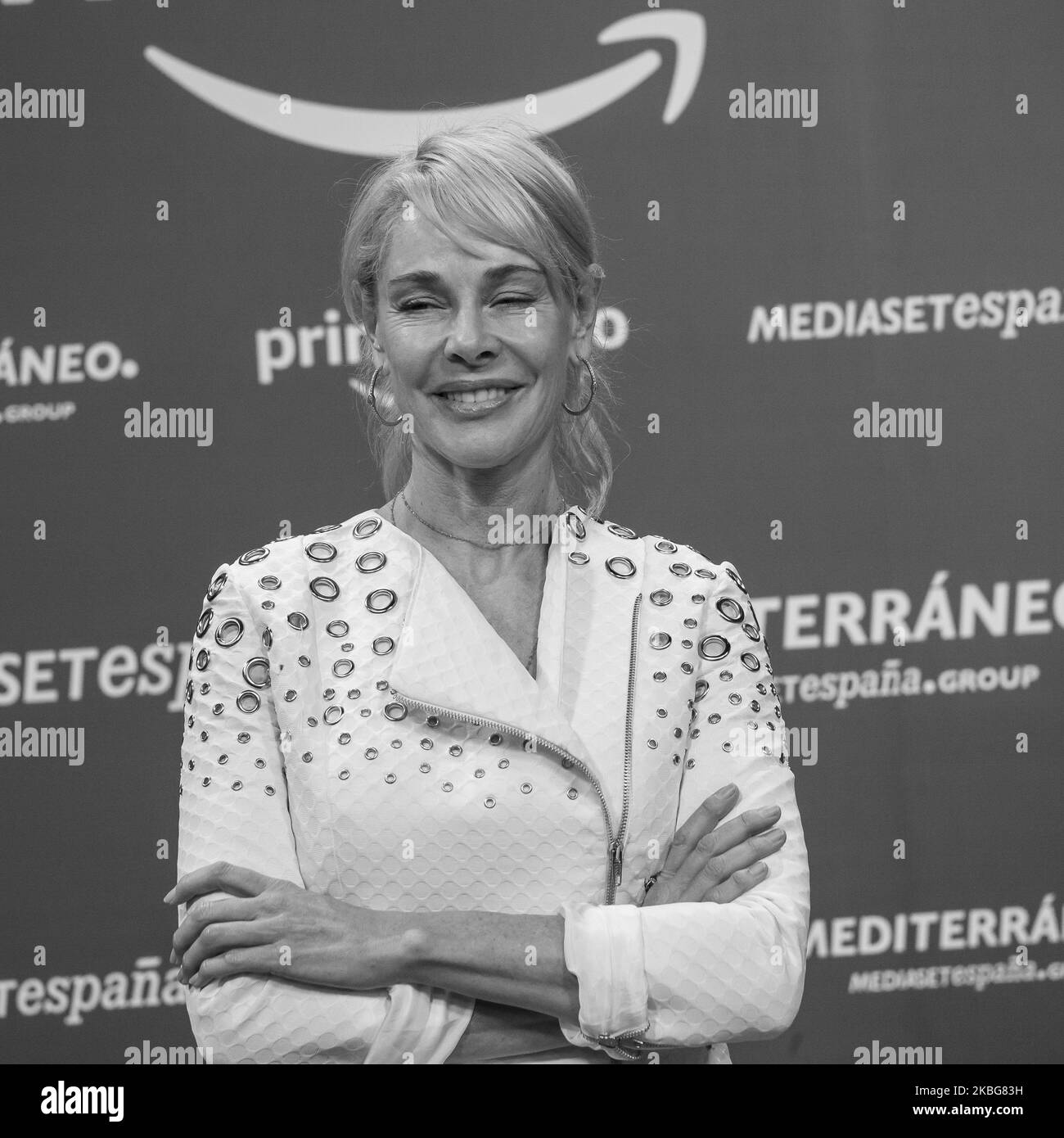 Belén Rueda assiste à la présentation de l'accord méditerranéen du Groupe Mediaset España avec Amazon Prime Video à Madrid, sur 4 février 2020. (Photo par Oscar Gonzalez/NurPhoto) Banque D'Images