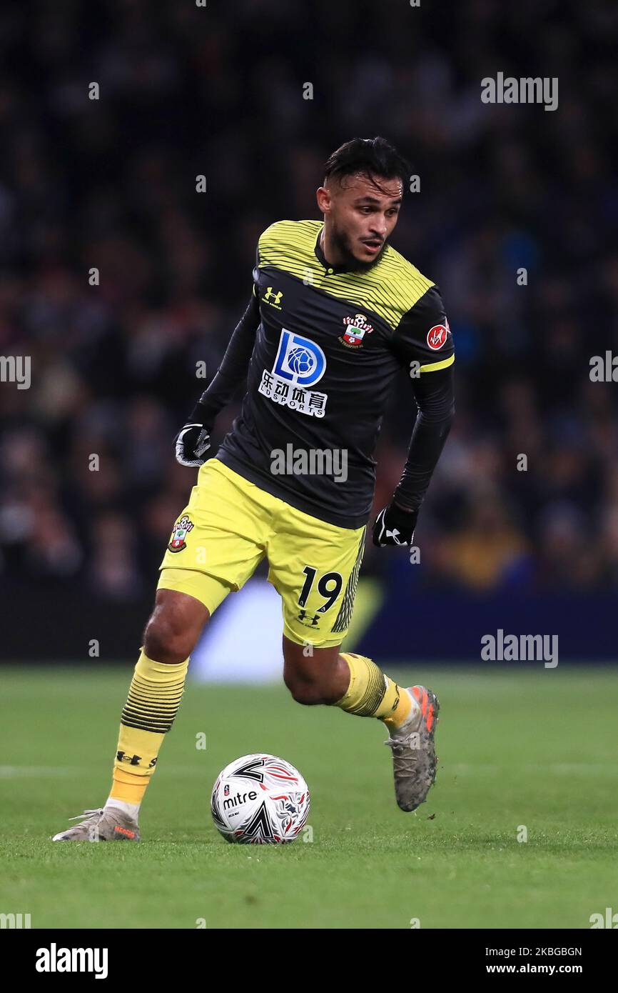 Sofiane Boufal de Southampton lors du match de la coupe FA entre Tottenham Hotspur et Southampton au stade Tottenham Hotspur, Londres, le mercredi 5th février 2020. (Photo de Leila Coker/MI News/NurPhoto) Banque D'Images