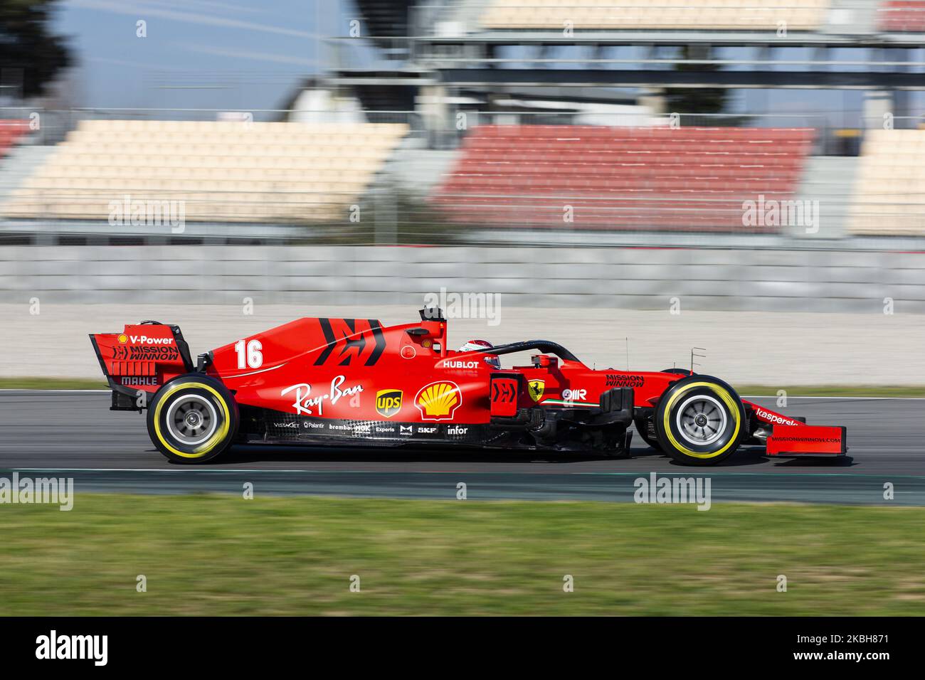 16 LECLERC Charles (mco), Scuderia Ferrari SF1000, action lors des épreuves d'hiver de Formule 1 au circuit de Barcelone - Catalunya sur 19 février 2020 à Barcelone, Espagne. (Photo par Xavier Bonilla/NurPhoto) Banque D'Images