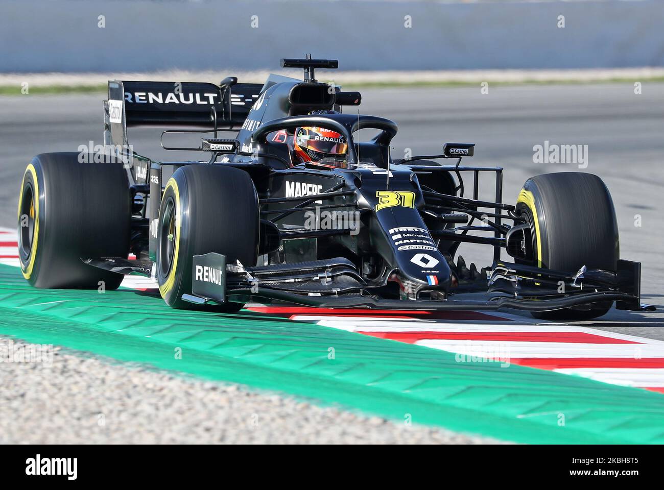 Esteban Ocon et la Renault RS 20 pendant le jour 1 des essais de la formule 1, le 19 février 2020, à Barcelone, Espagne. -- (photo par Urbanandsport/NurPhoto) Banque D'Images