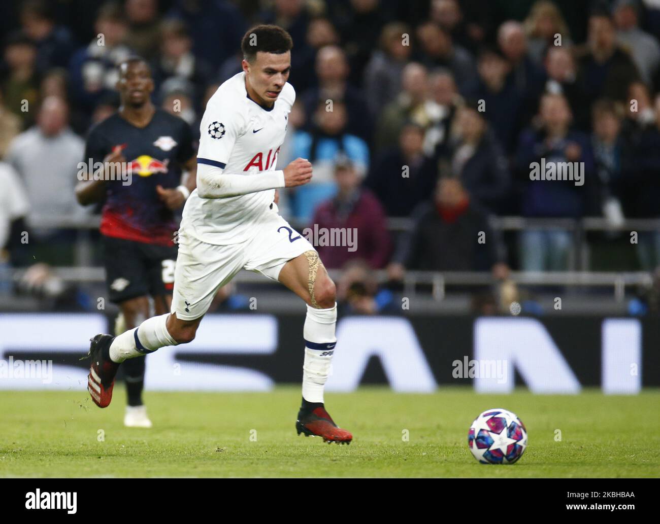 Tottenham Hotspurl's DELE Alli lors du Champion League Round 16 entre Tottenham Hotspur et RB Leipzig au Tottenham Hotspur Stadium , Londres, Angleterre, le 19 février 2020 (photo par action Foto Sport/NurPhoto) Banque D'Images