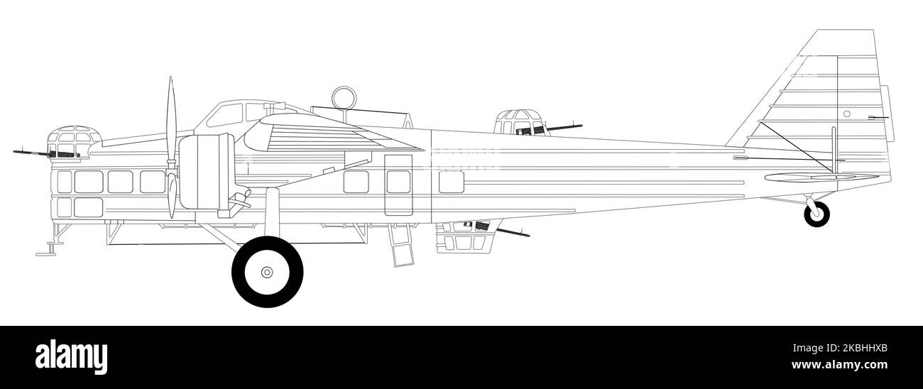 Aero MB.200 (sous licence Bloch MB.200) Banque D'Images